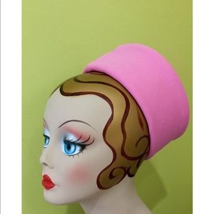 Pink Pillbox Hat (Jackie O)
